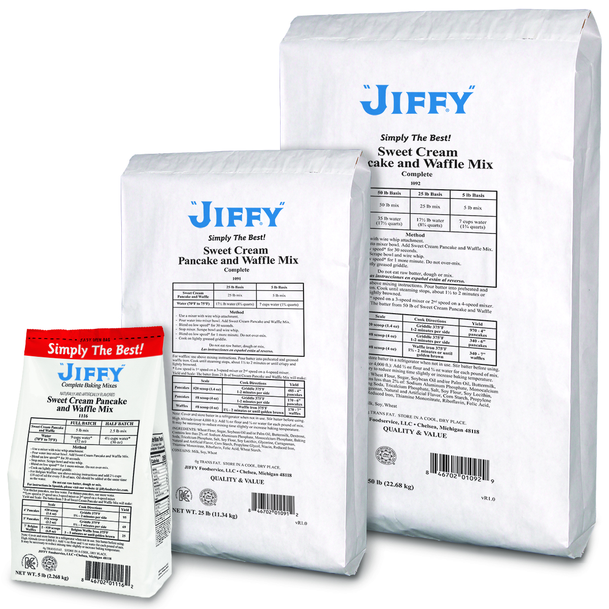 "JIFFY" Sweet Cream Pancake and Waffle Mix