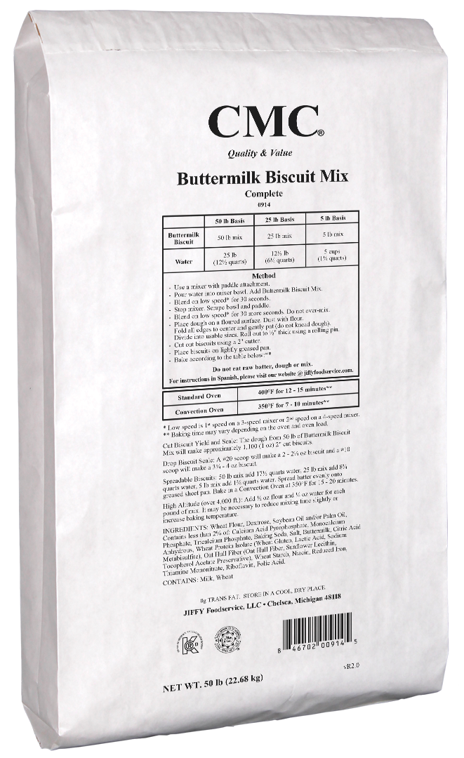 CMC Buttermilk Biscuit Mix 50 lb