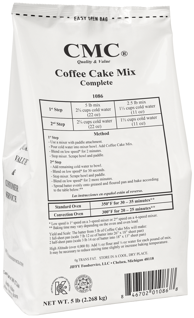 CMC Coffee Cake Mix 5 lb
