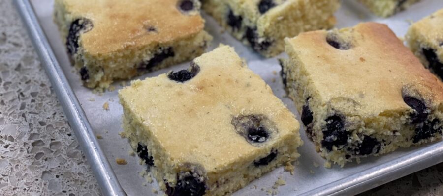 Sweet Blueberry Cornbread