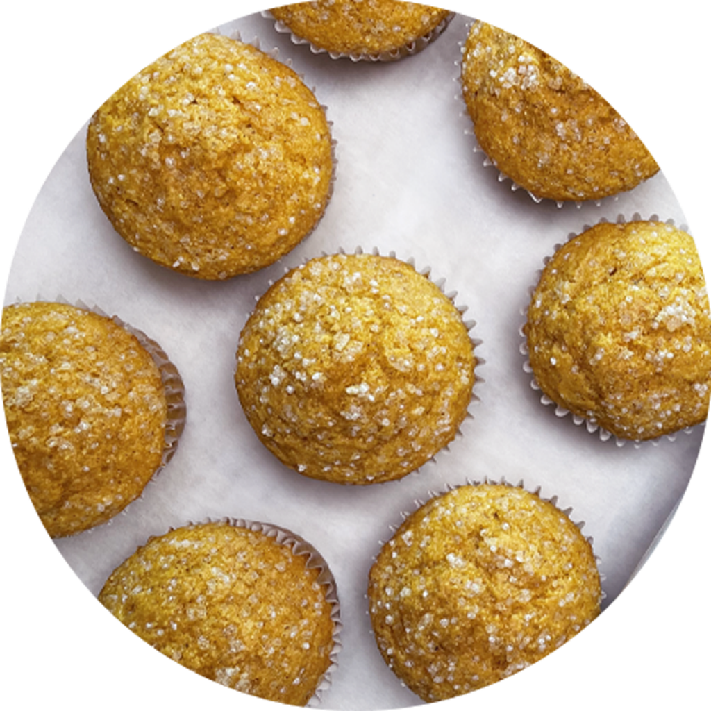 Pumpkin-Corn-Muffins | "JIFFY" Foodservice Pumpkin Corn Muffins Image, Fall LTO, Seasonal LTO